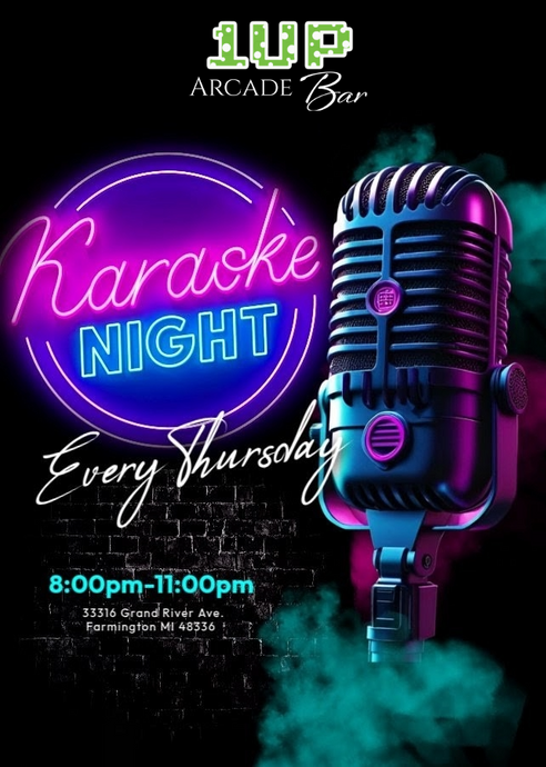Karaoke Night flyer