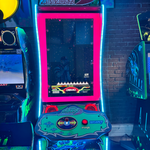 Arcade game cabinet 11 on the floor at 1UP Arcade Bar